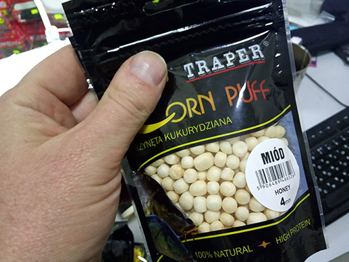 Воздушная кукуруза Traper Corn Puff, Мед, 4мм (распродажа)