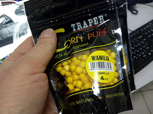Воздушная кукуруза Traper Corn Puff, Ваниль, 4мм (распродажа)